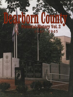 cover image of Dearborn Co, IN: Pictorial History, Volume 2